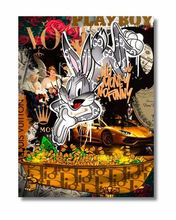 Картина No money - No funny к00425 фото