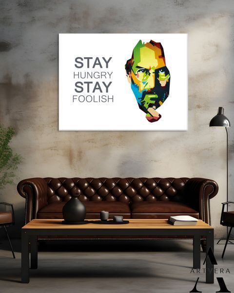 Картина Stay hungry, Stay foolish к00072 фото