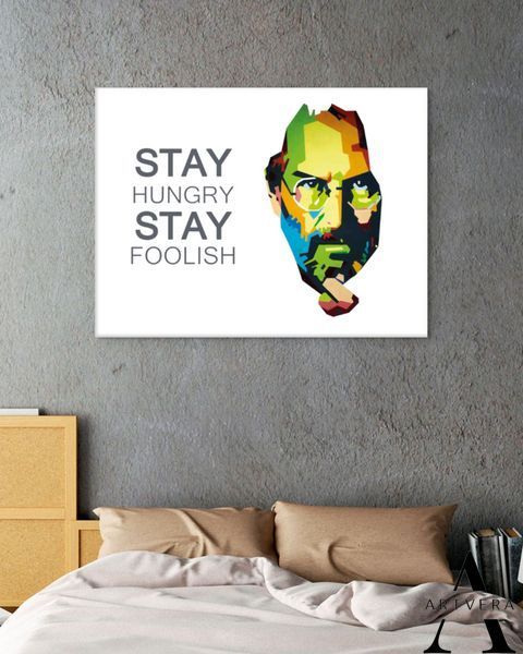 Картина Stay hungry, Stay foolish к00072 фото