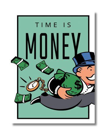 Картина Time is Money - 4 к00022 фото